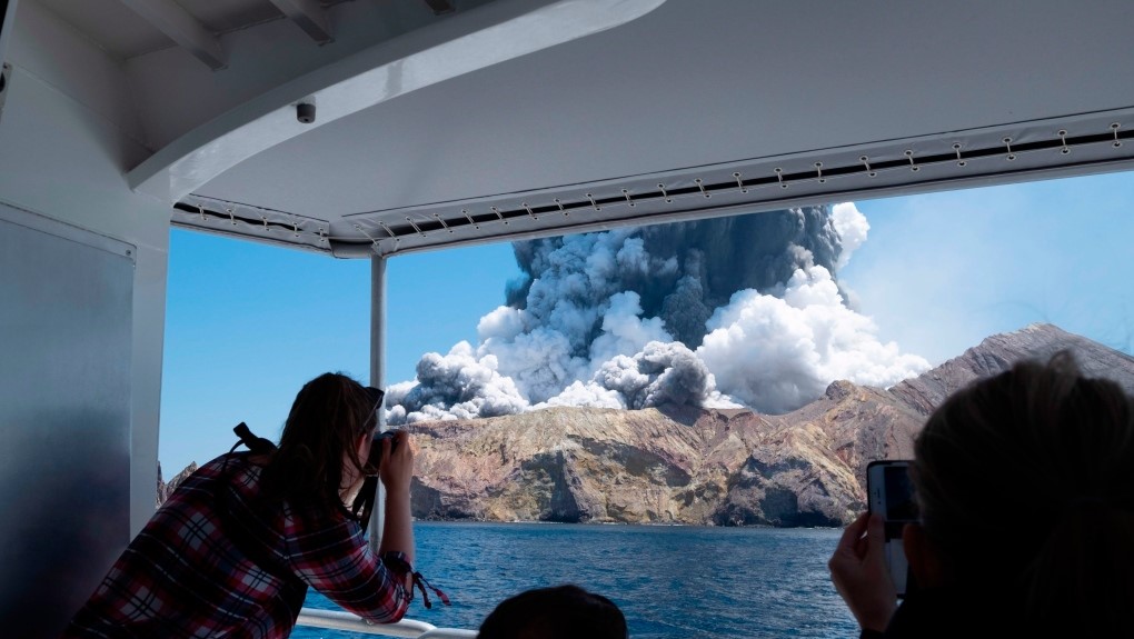 فوران آتشفشان نیوزلند