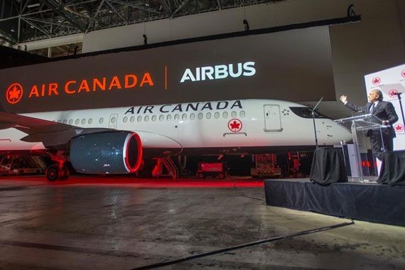 هواپیمای جدید A220 در ناوگان ایر کانادا