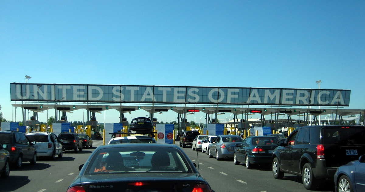 ورودی مرز کانادا به آمریکا