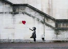 «دختری با بادکنک» يكي از گرافيتي‌هاي مشهور بنكسي