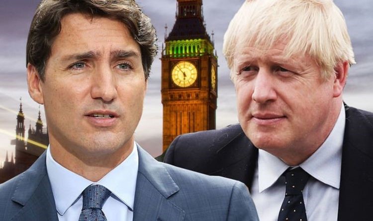 پایان مذاکرات تجاری کانادا و بریتانیا پس از برگزیت- بوریس جانسون و جاستین ترودو