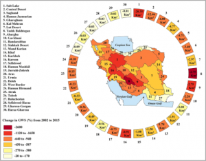 وضعیت تخلیه سفره‌های آب زیرزمینی 