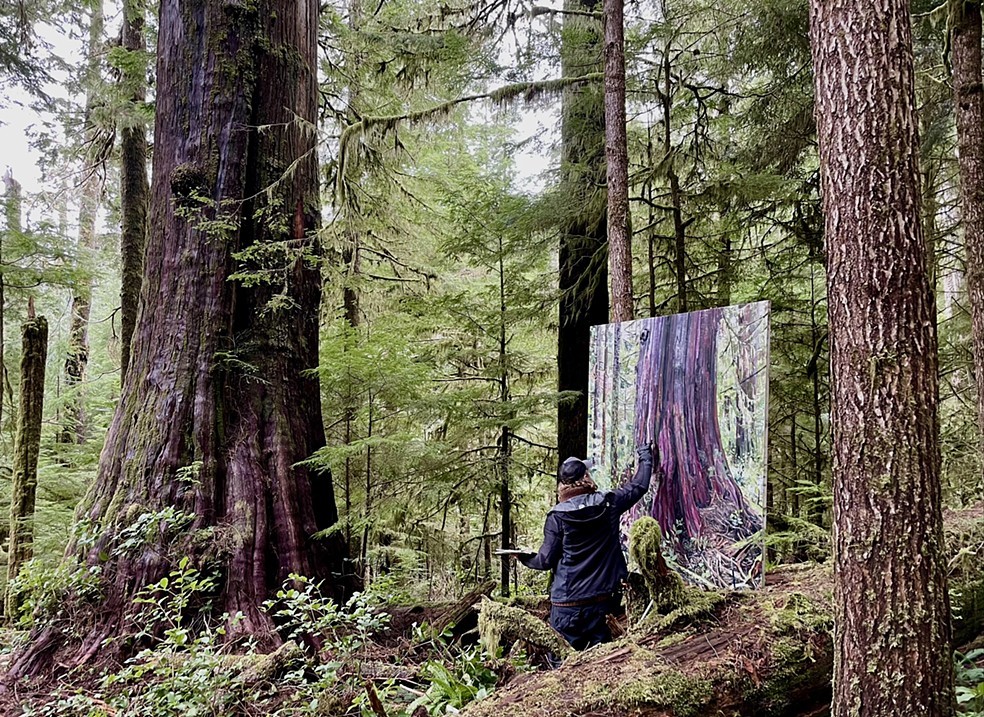 حفاظت از درختان به کمک نقاشی