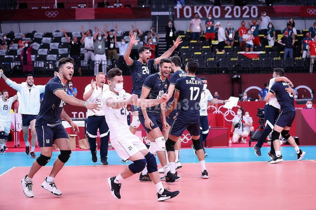 تیم والیبال ایران در المپیک توکیو