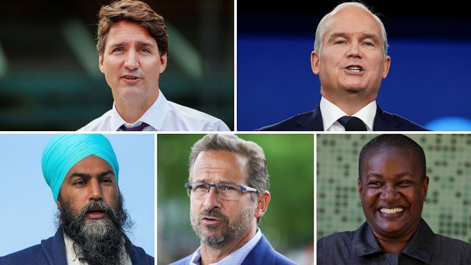 رهبران احزاب کانادا در انتخابات