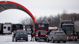 تجمع کامیونداران در حومه اتاوا