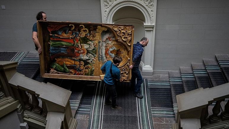 تخلیه آثار هنری بزرگترین موزه اوکراین در لویو