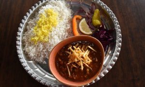 غذای رستوران ایرانی تورنگ