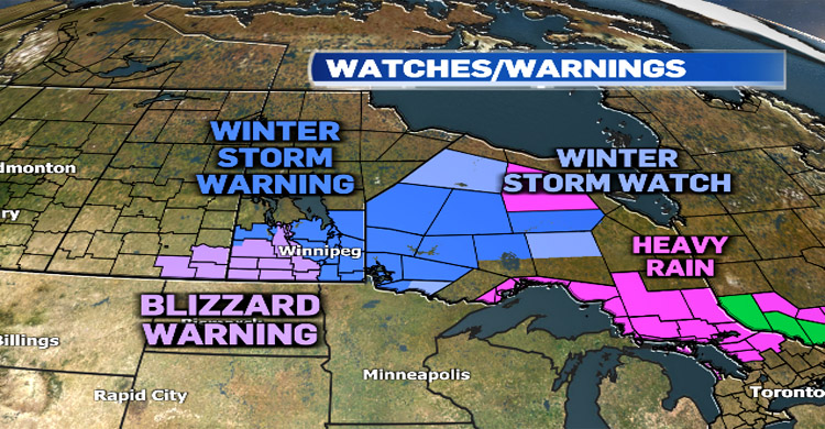 کولاک بهاری در کانادا