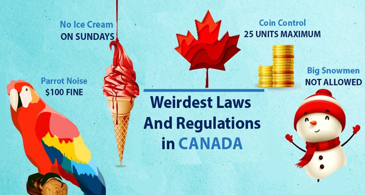 قوانین عجیب کانادا