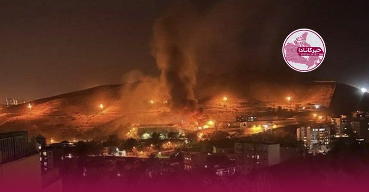 آتش سوزی در زندان اوین ایران