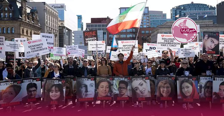 اعتراضات علیه حکومت ایران در سراسر کانادا شدت گرفت